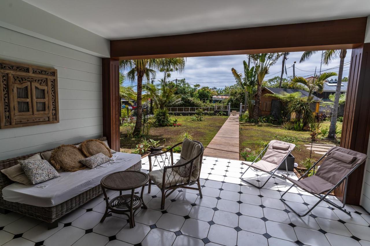 Magnifique Villa Creole Villa Ti Bout Bois Avec Cheminee Au Tevelave Les Avirons Exterior foto