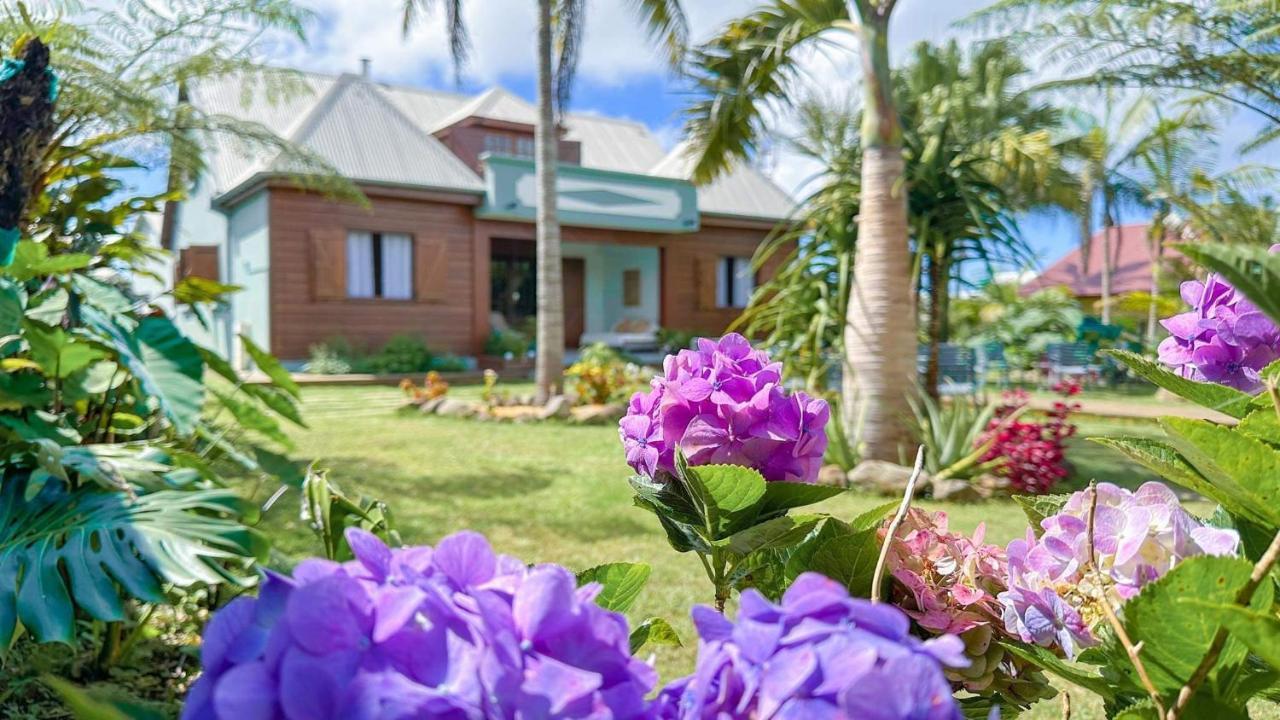 Magnifique Villa Creole Villa Ti Bout Bois Avec Cheminee Au Tevelave Les Avirons Exterior foto